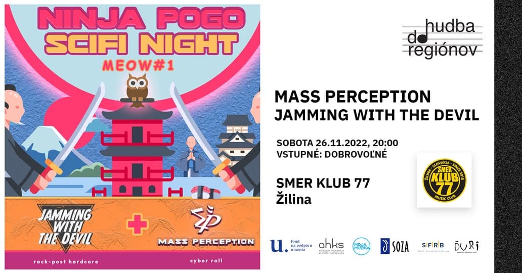 ninja POGO scifi NIGHT poster, Smer Klub 77